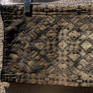 Camel-colored and Black hand-woven Chinese Minority Panel