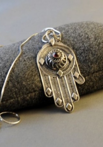 Yemenite Silver Khamsa