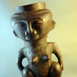 Standing Female Figure Kuba Cup